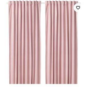 IKEA Sanela Curtains Pink New